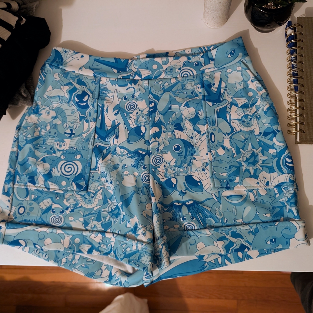 Blackmilk Water Pokemon Shorts